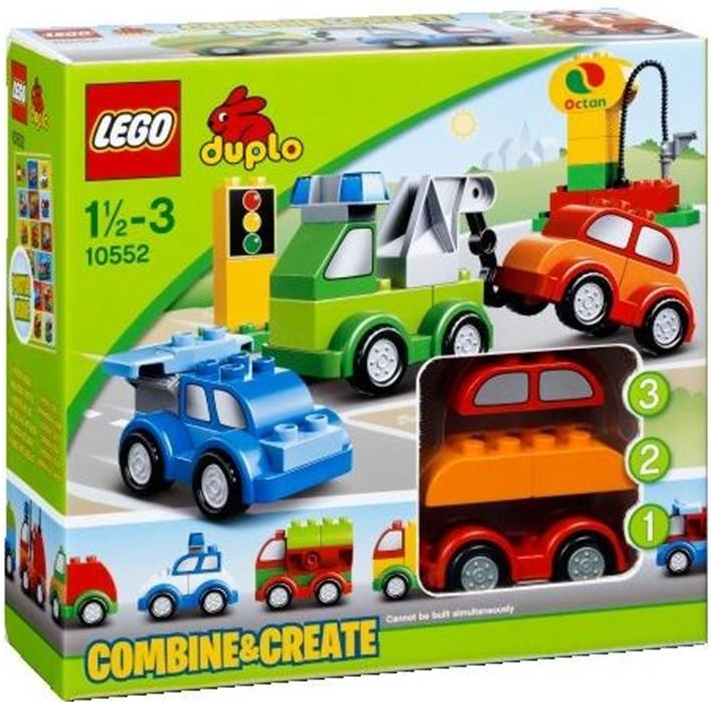 LEGO DUPLO Kostičky 10552 Tvořivá autíčka