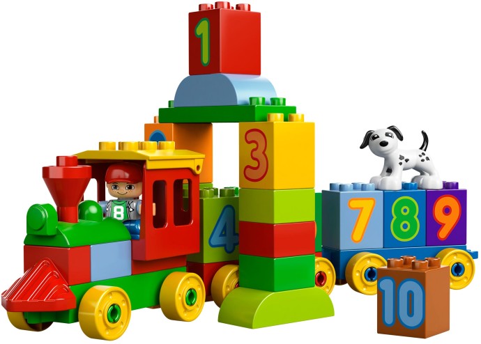 LEGO DUPLO Kostičky 10558 Vláček plný čísel