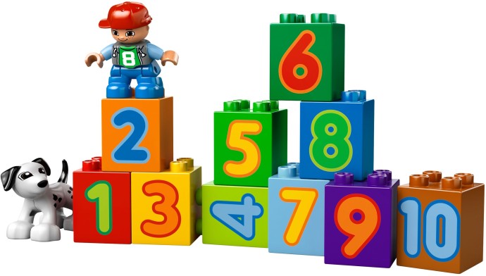 LEGO DUPLO Kostičky 10558 Vláček plný čísel