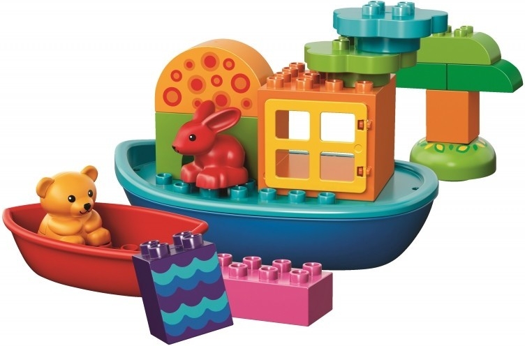 LEGO DUPLO Kostičky 10567 Sada pro batolata - Postav si loďku
