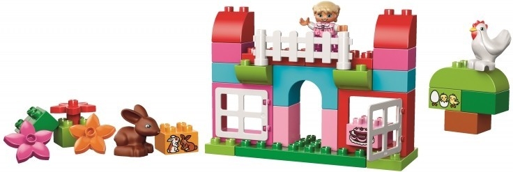 LEGO DUPLO Kostičky 10571 Růžový box plný zábavy