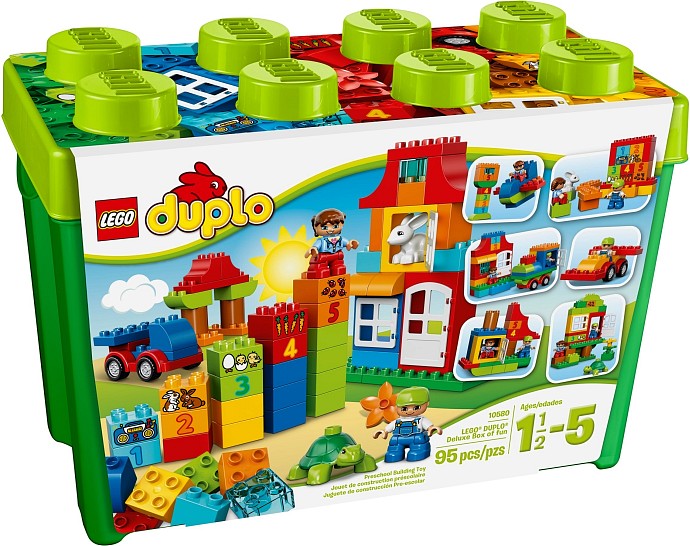 LEGO DUPLO Kostičky 10580 Zábavný box Deluxe