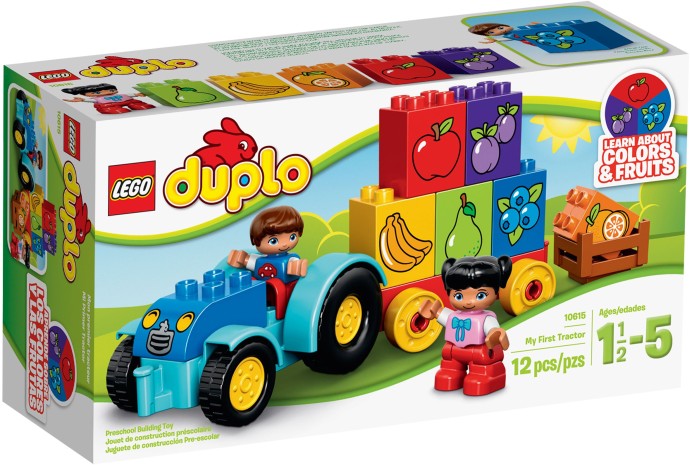 LEGO DUPLO Kostičky 10615 Můj první traktor