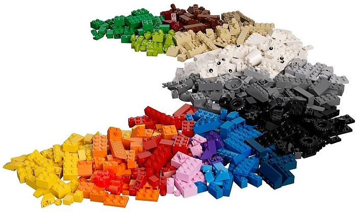 LEGO Kostičky 10681 Kreativní sestavitelná krychle