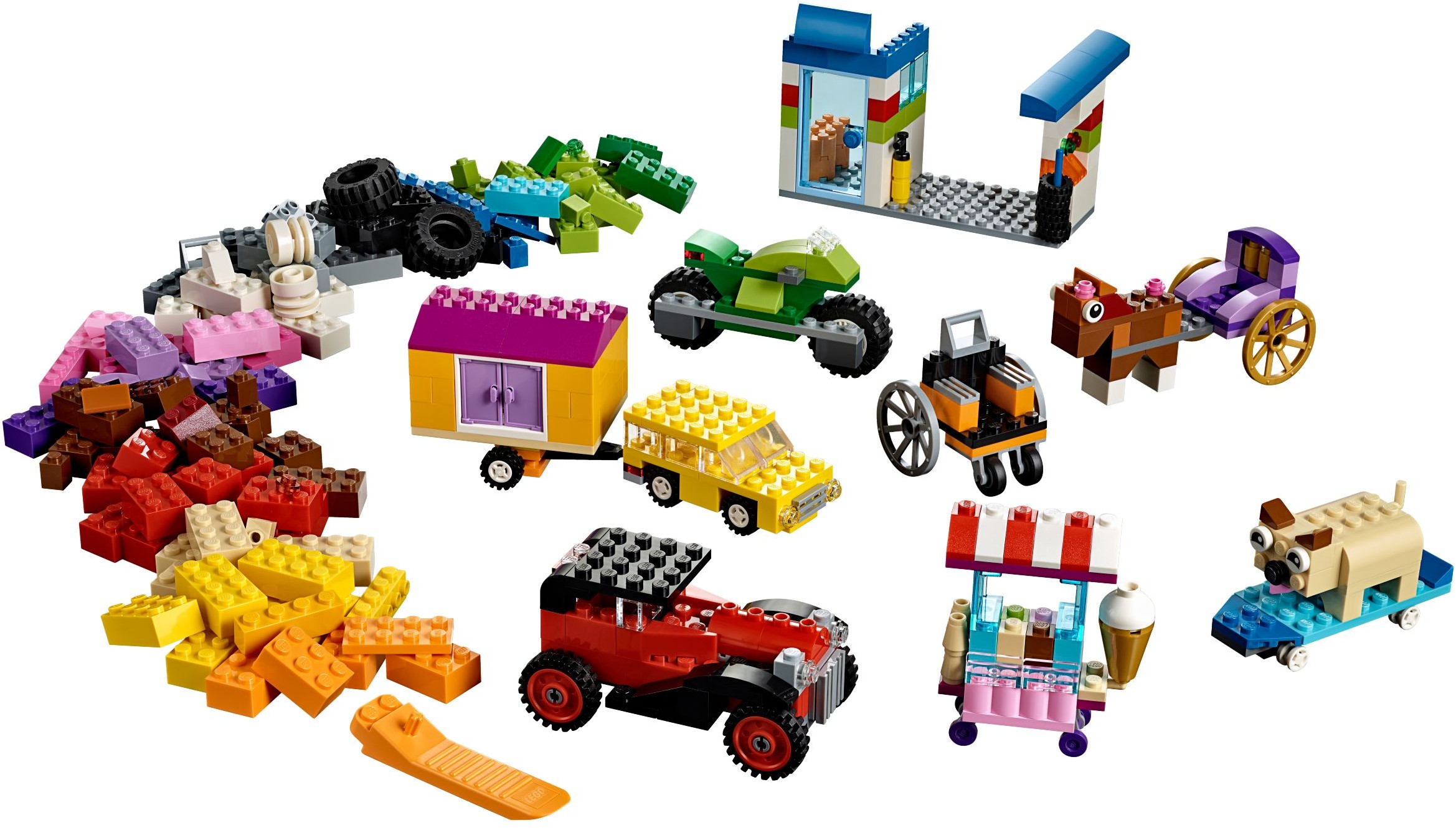 LEGO Classic 10715 Kostky na kolečkách