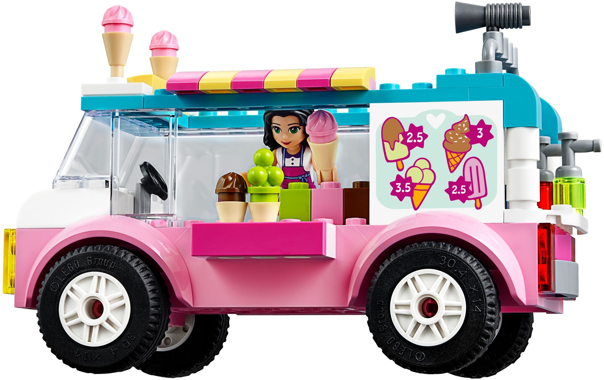 LEGO Juniors 10727 Emma a zmrzlinářská dodávka