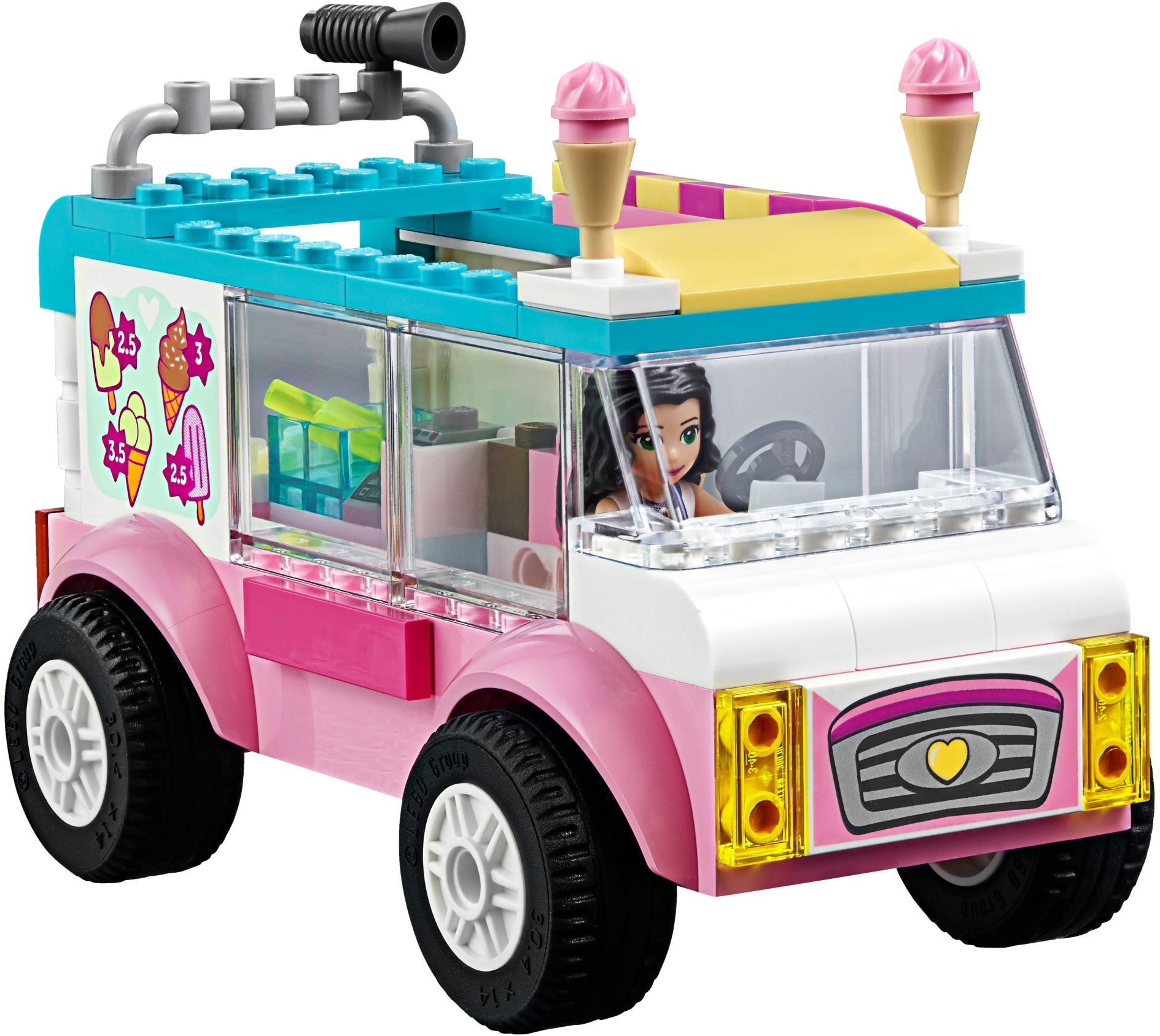 LEGO Juniors 10727 Emma a zmrzlinářská dodávka