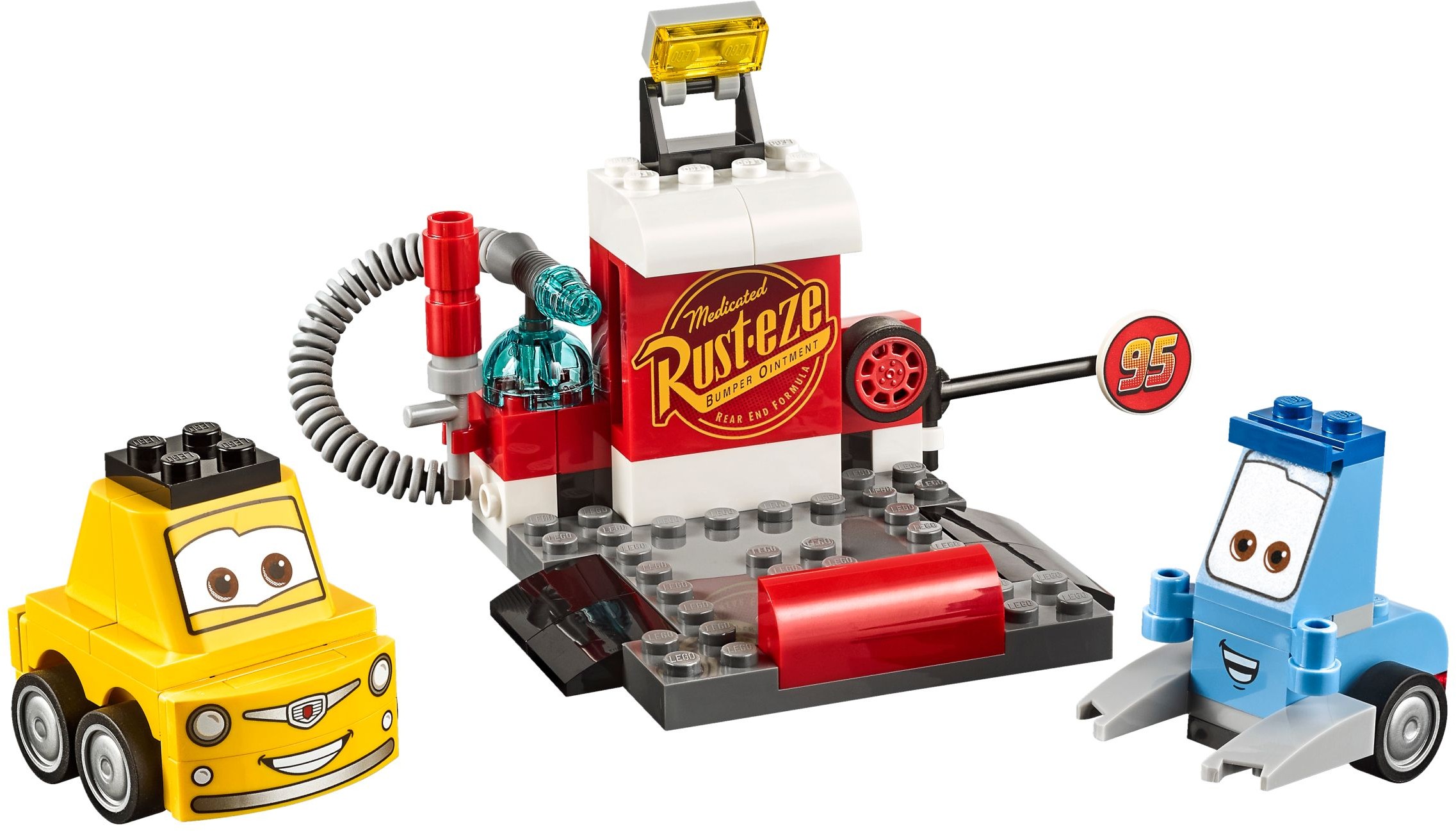 LEGO Juniors 10732 Zastávka v boxech Guida a Luigiho