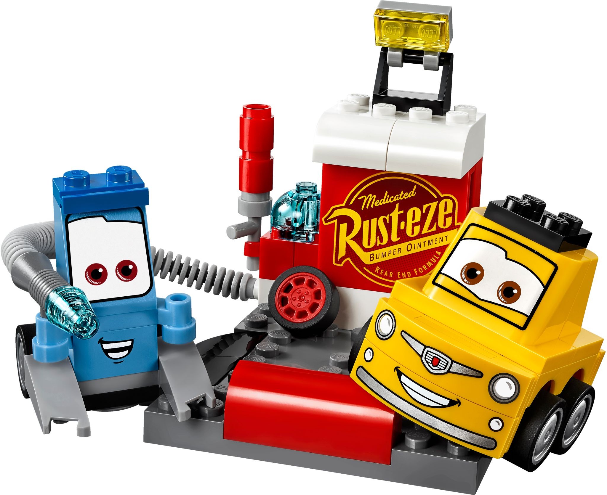 LEGO Juniors 10732 Zastávka v boxech Guida a Luigiho