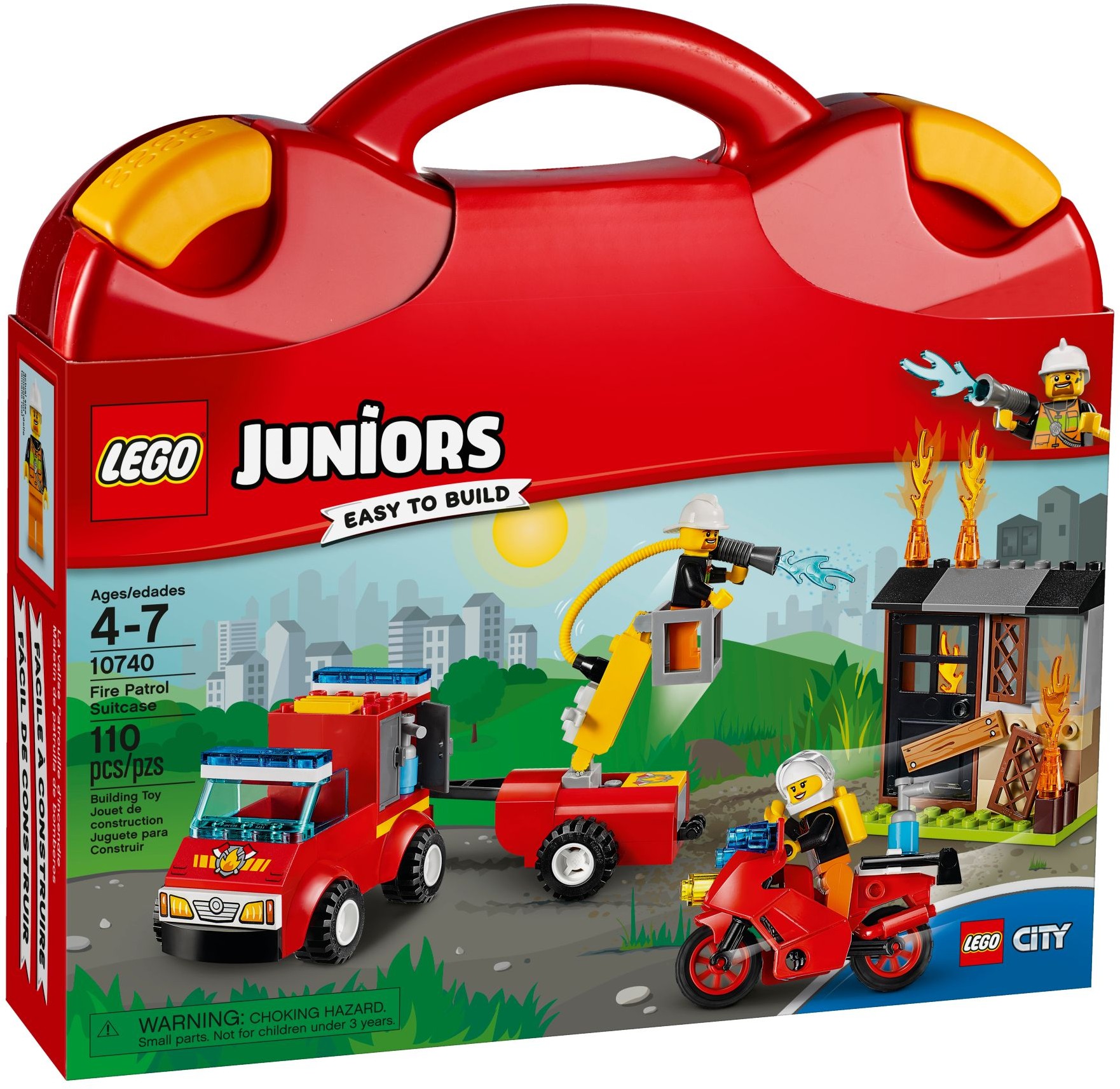 LEGO Juniors 10740 Kufřík hasičské hlídky