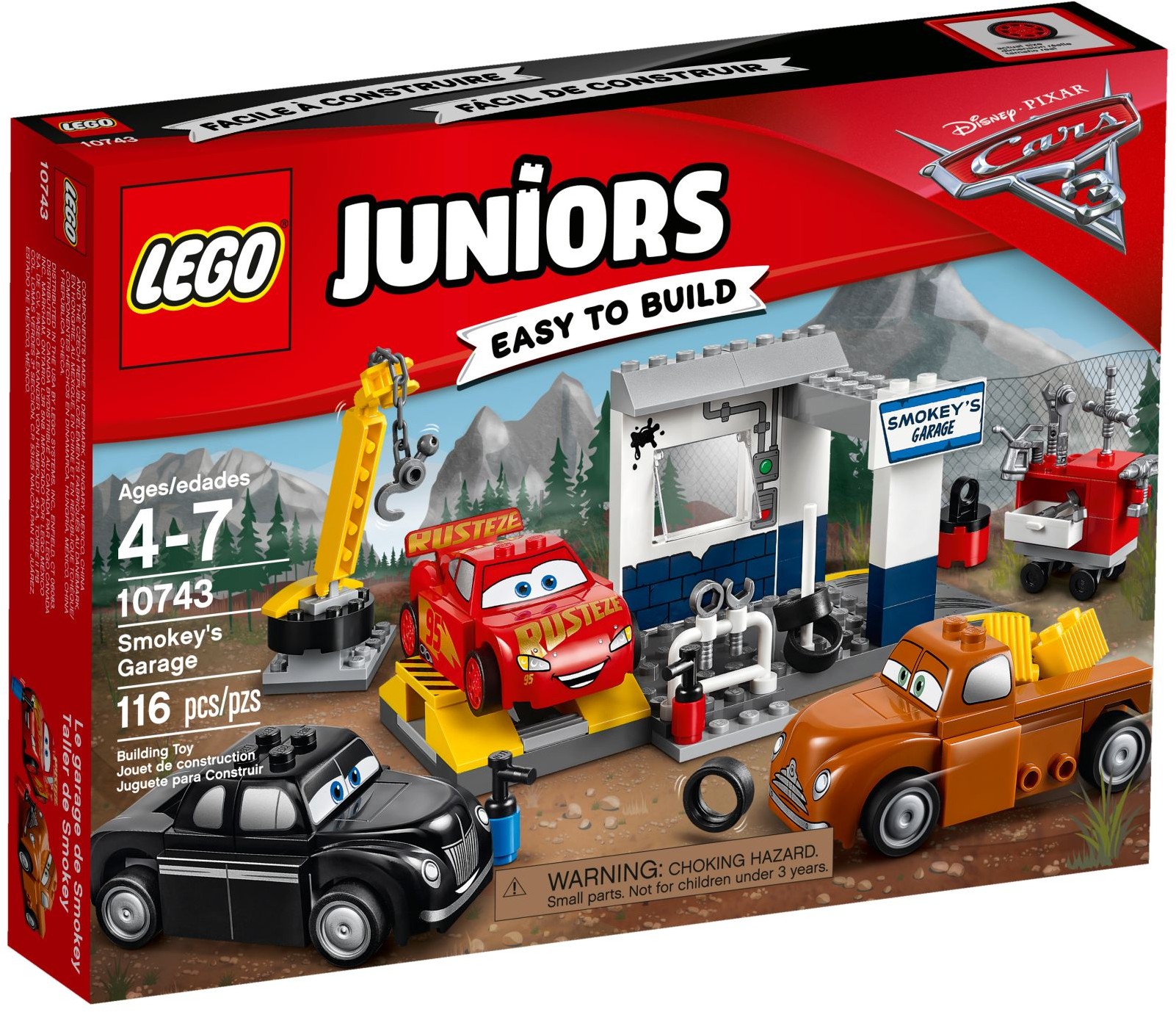 LEGO Juniors 10743 Čmoudíkova garáž