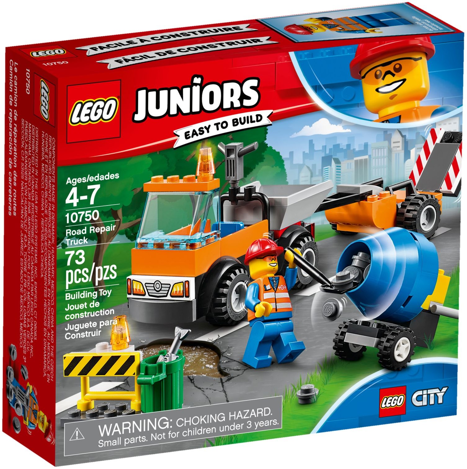 LEGO Juniors 10750 Silniční opravářský vůz