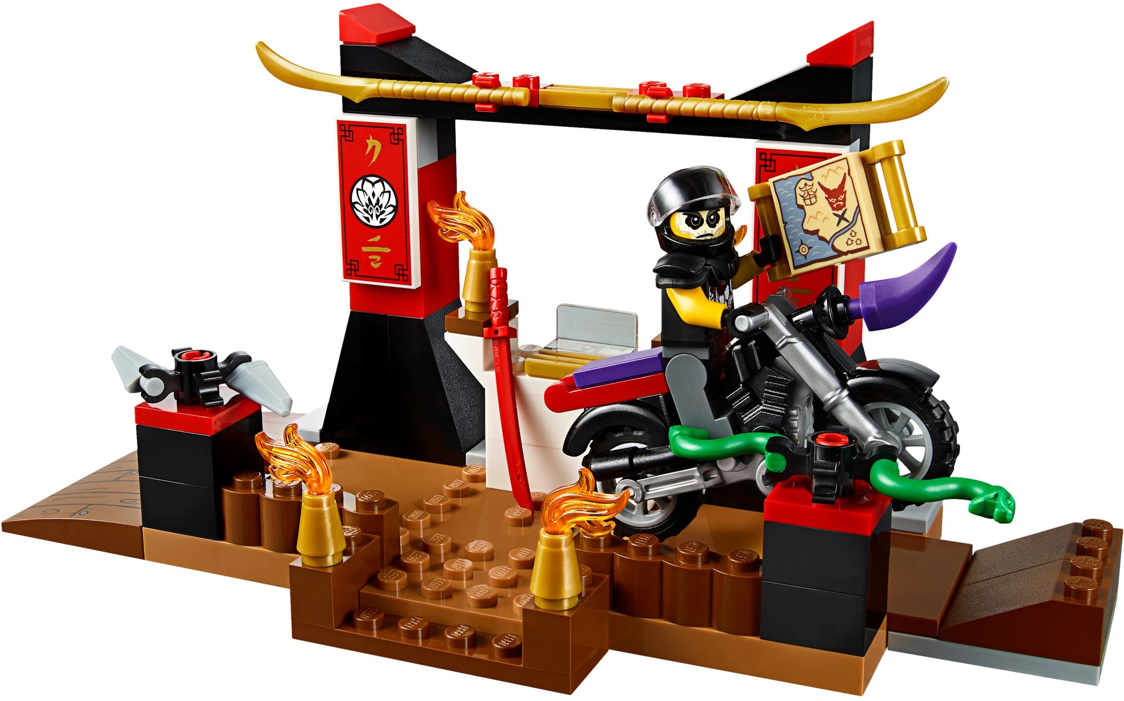 LEGO Juniors 10755 Pronásledování v Zaneově nindža člunu