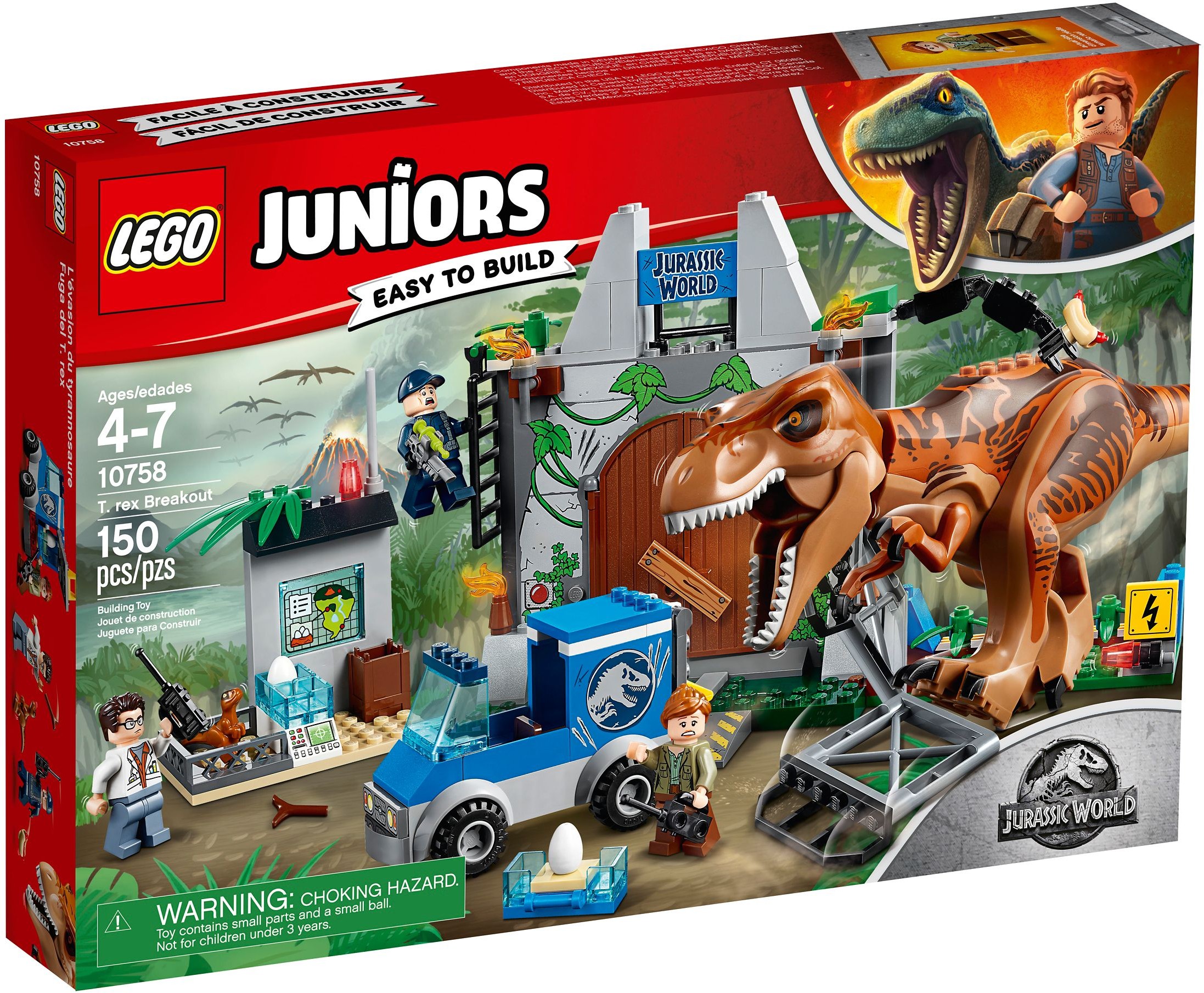 LEGO Juniors 10758 Útěk T. rexe