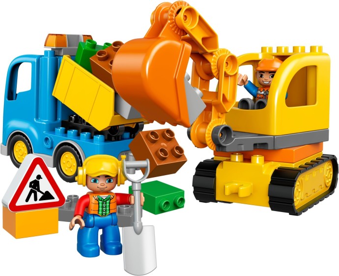 LEGO DUPLO Town 10812 Pásový bagr a náklaďák