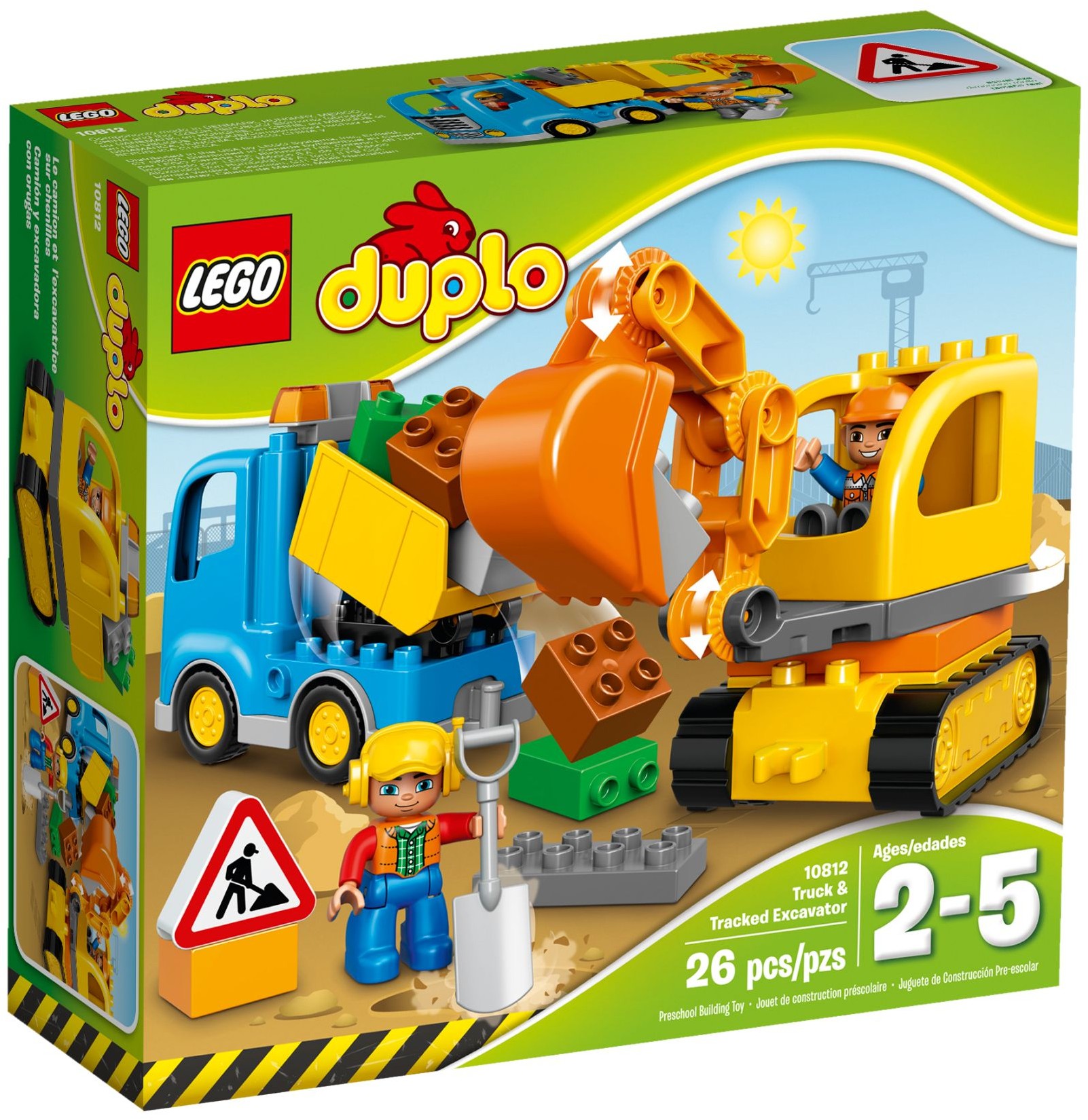 LEGO DUPLO Town 10812 Pásový bagr a náklaďák