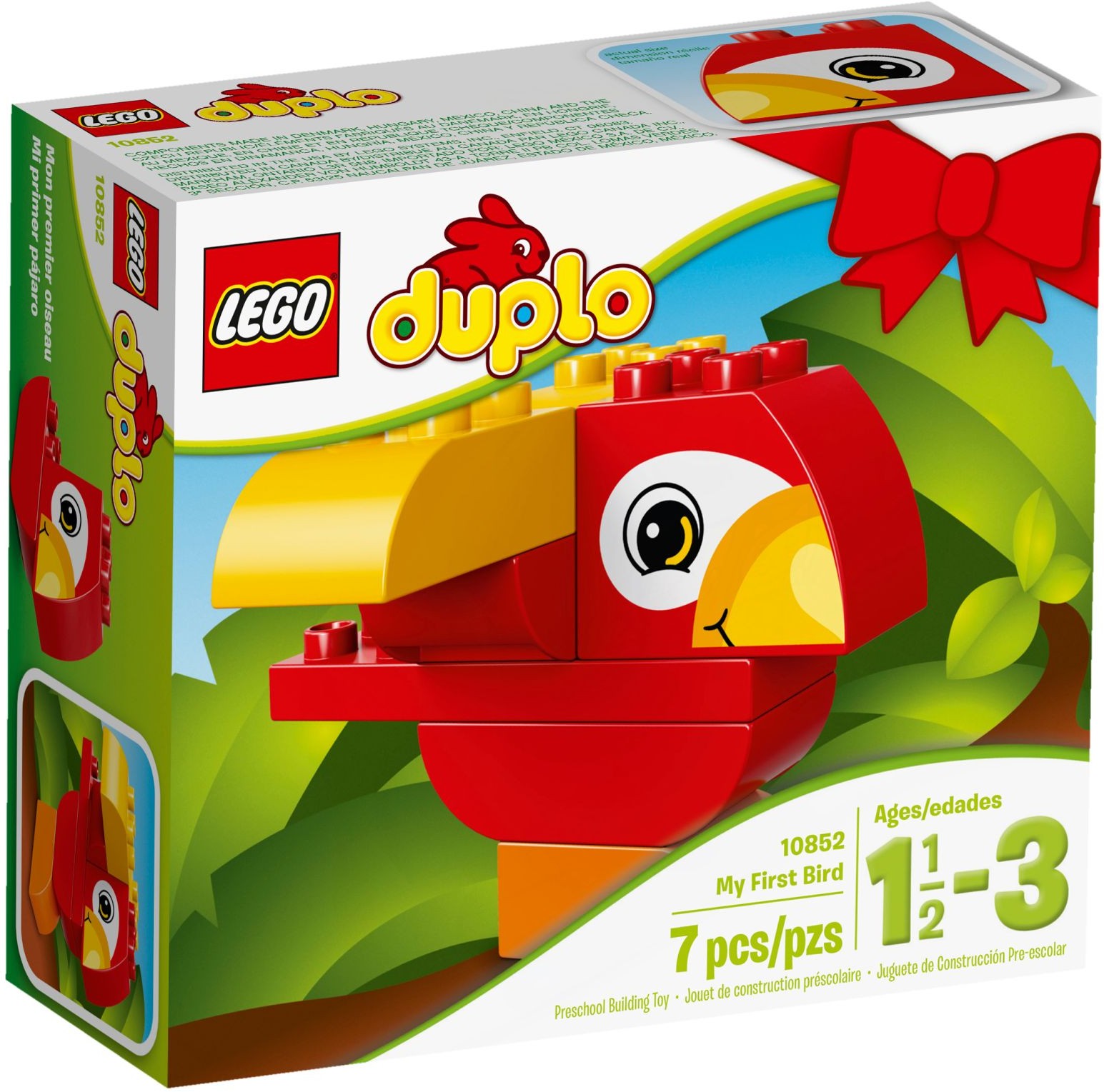LEGO DUPLO Kostičky 10852 Můj první papoušek