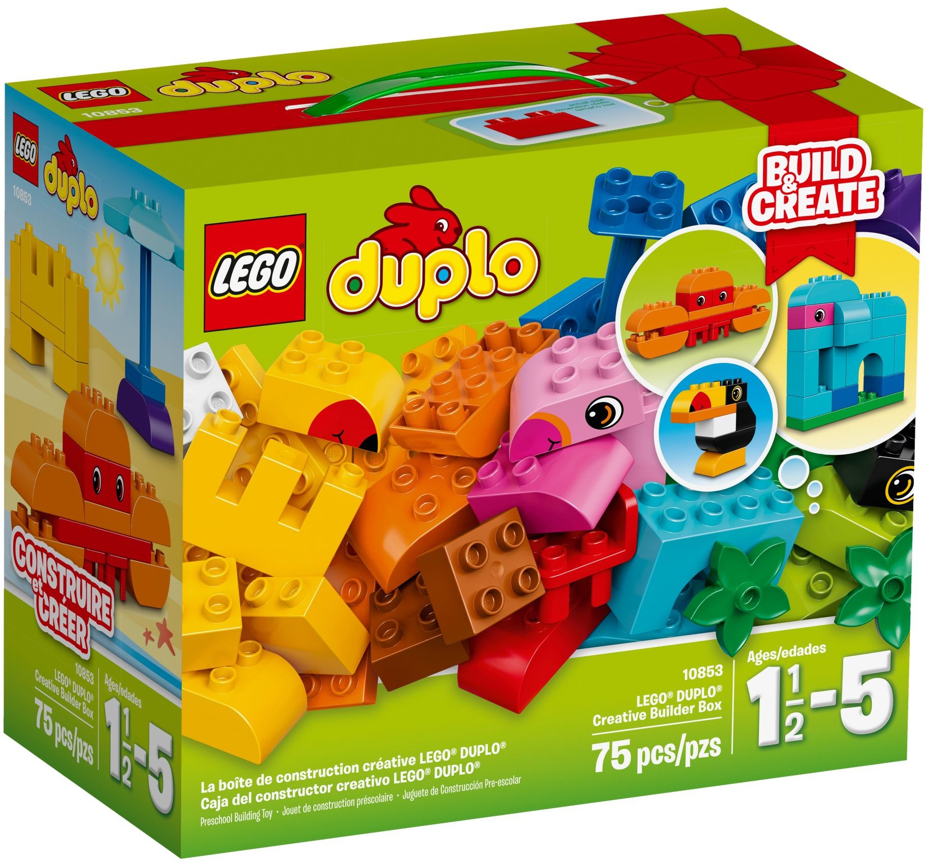 LEGO DUPLO Kostičky 10853 LEGO DUPLO Kreativní box pro stavitele