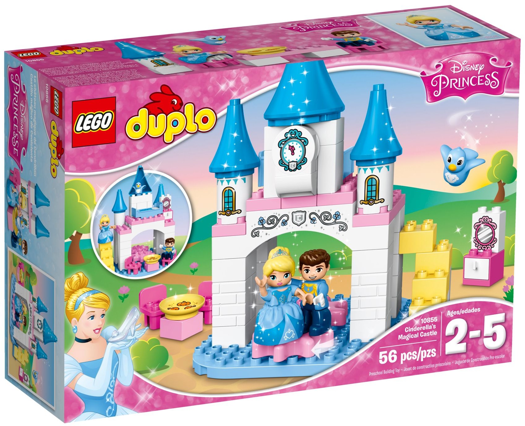 LEGO DUPLO Princezny 10855 Popelčin kouzelný zámek