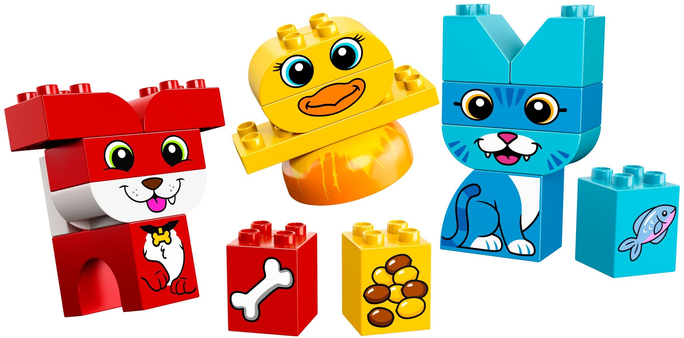 LEGO DUPLO Kostičky 10858 Moji první skládací mazlíčci