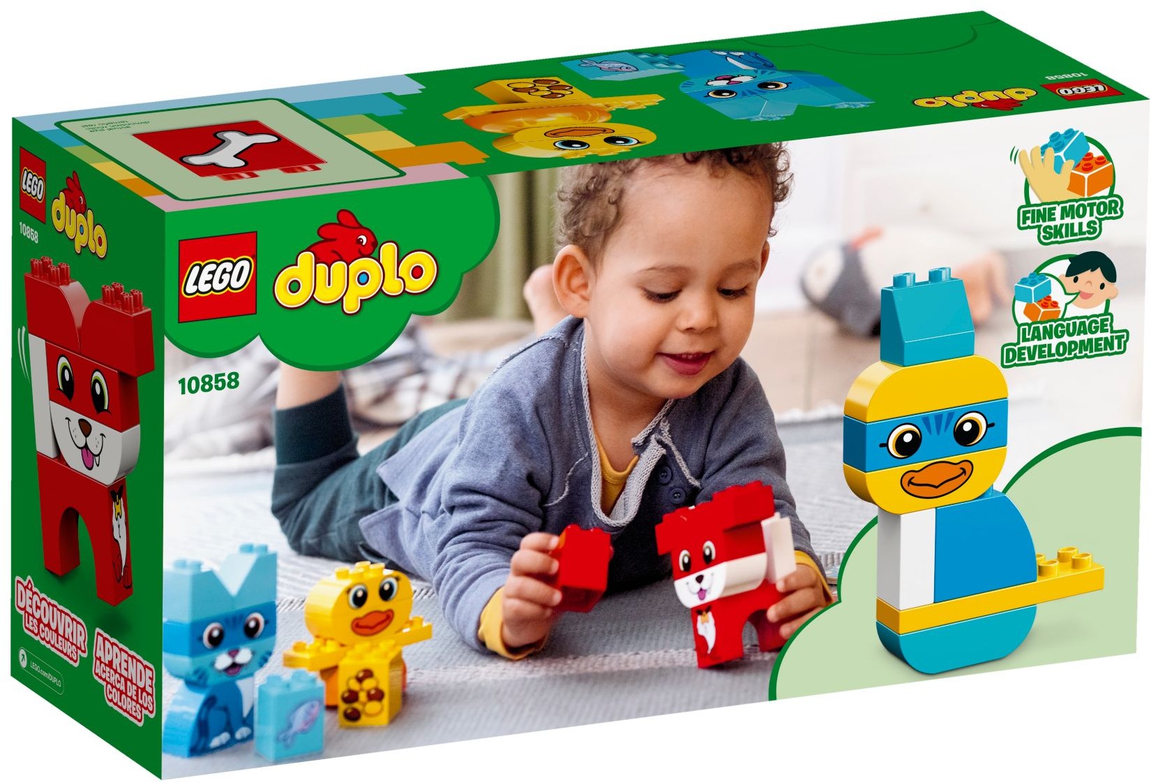 LEGO DUPLO Kostičky 10858 Moji první skládací mazlíčci
