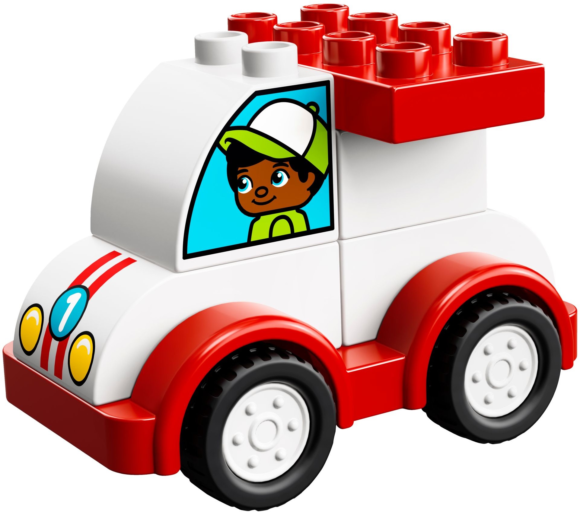 LEGO DUPLO Kostičky 10860 Moje první závodní auto