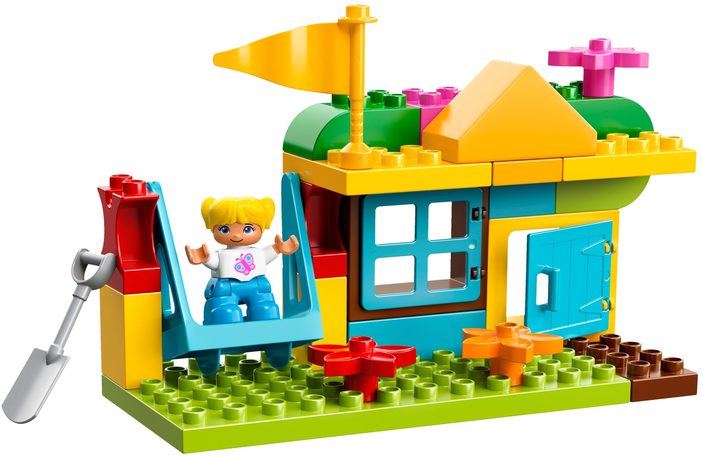 LEGO DUPLO Kostičky 10864 Velký box s kostkami na hři±tě