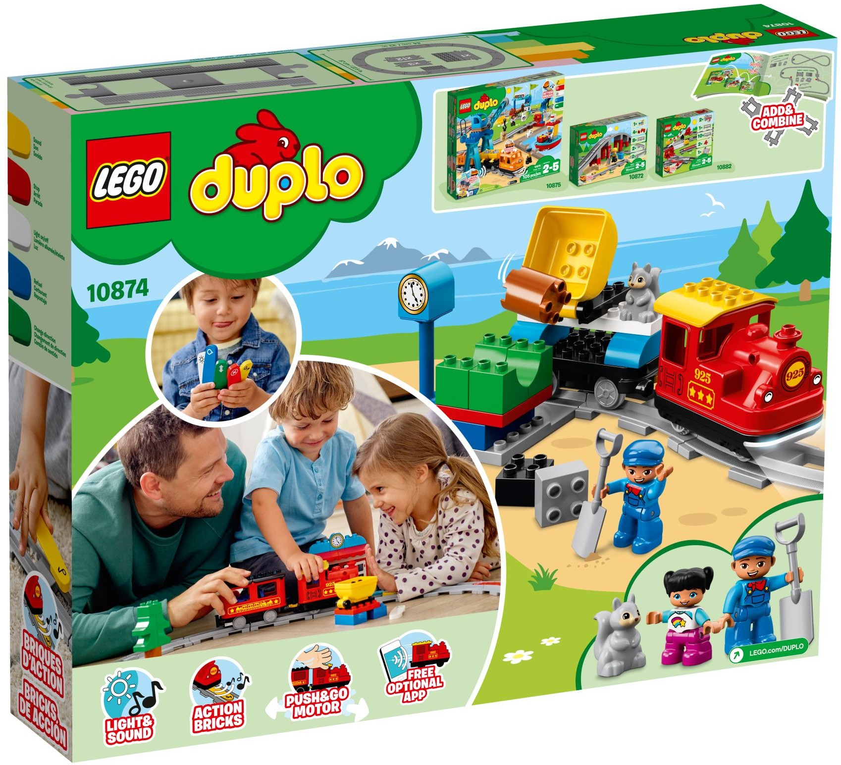 LEGO DUPLO Town 10874 Parní vláček