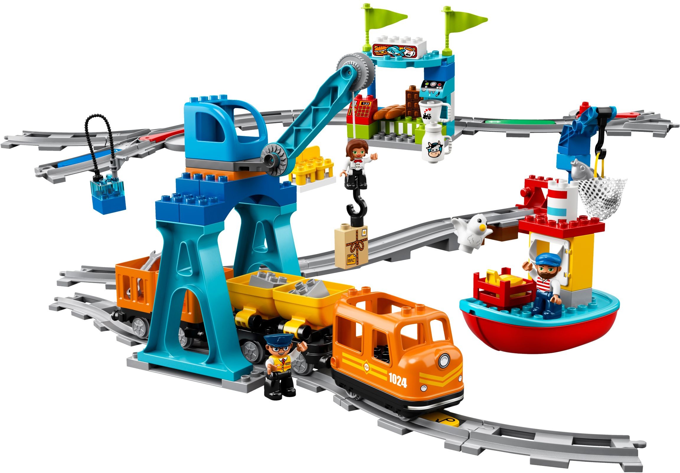LEGO DUPLO Town 10875 Nákladní vlak