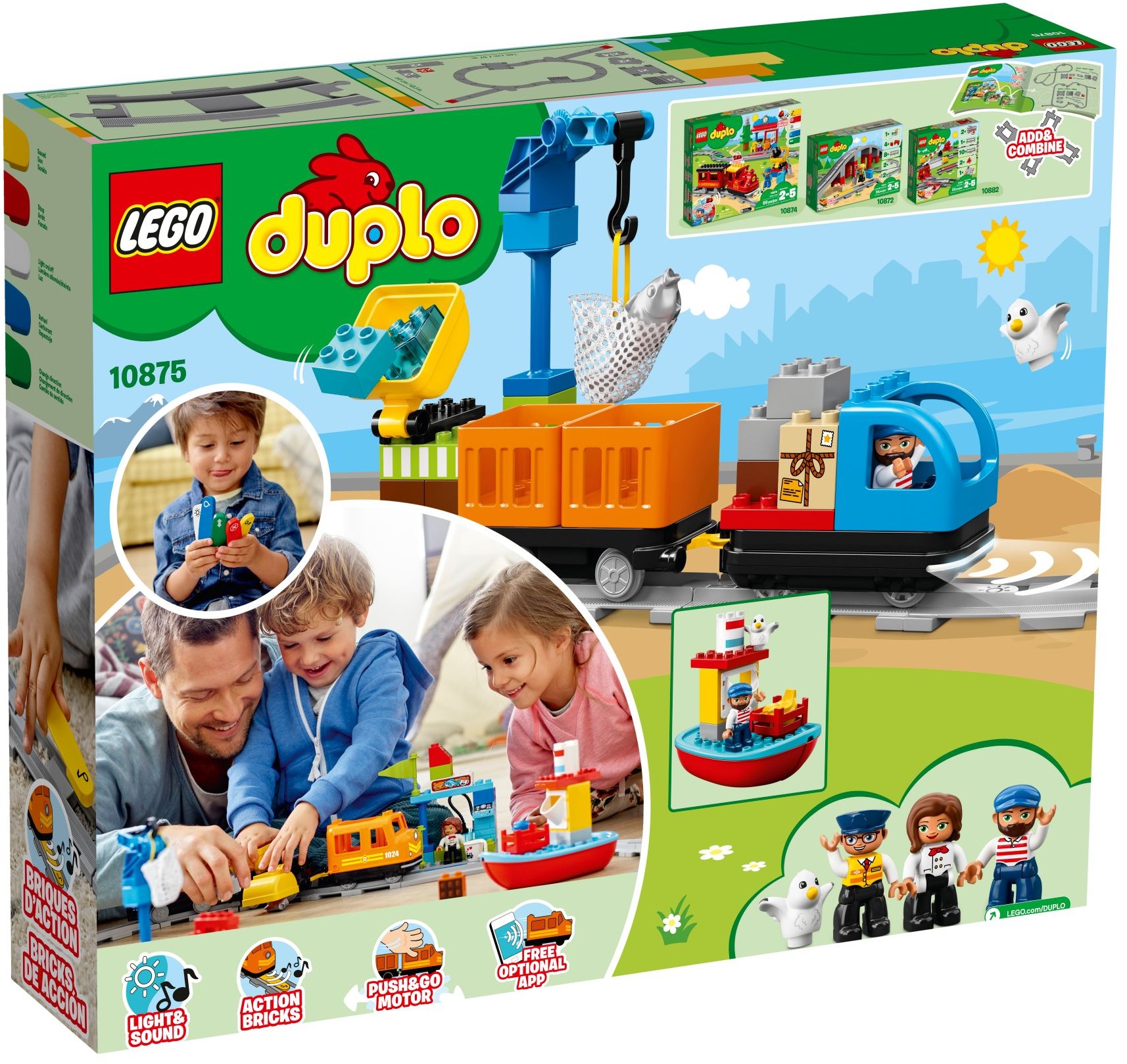 LEGO DUPLO Town 10875 Nákladní vlak