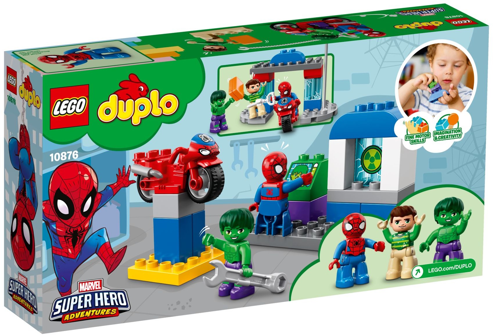 LEGO DUPLO Super Heroes 10876 Dobrodružství Spider-Mana a Hulka