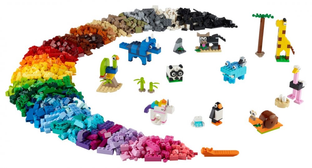 LEGO Classic 11011 Kostky a zvířátka