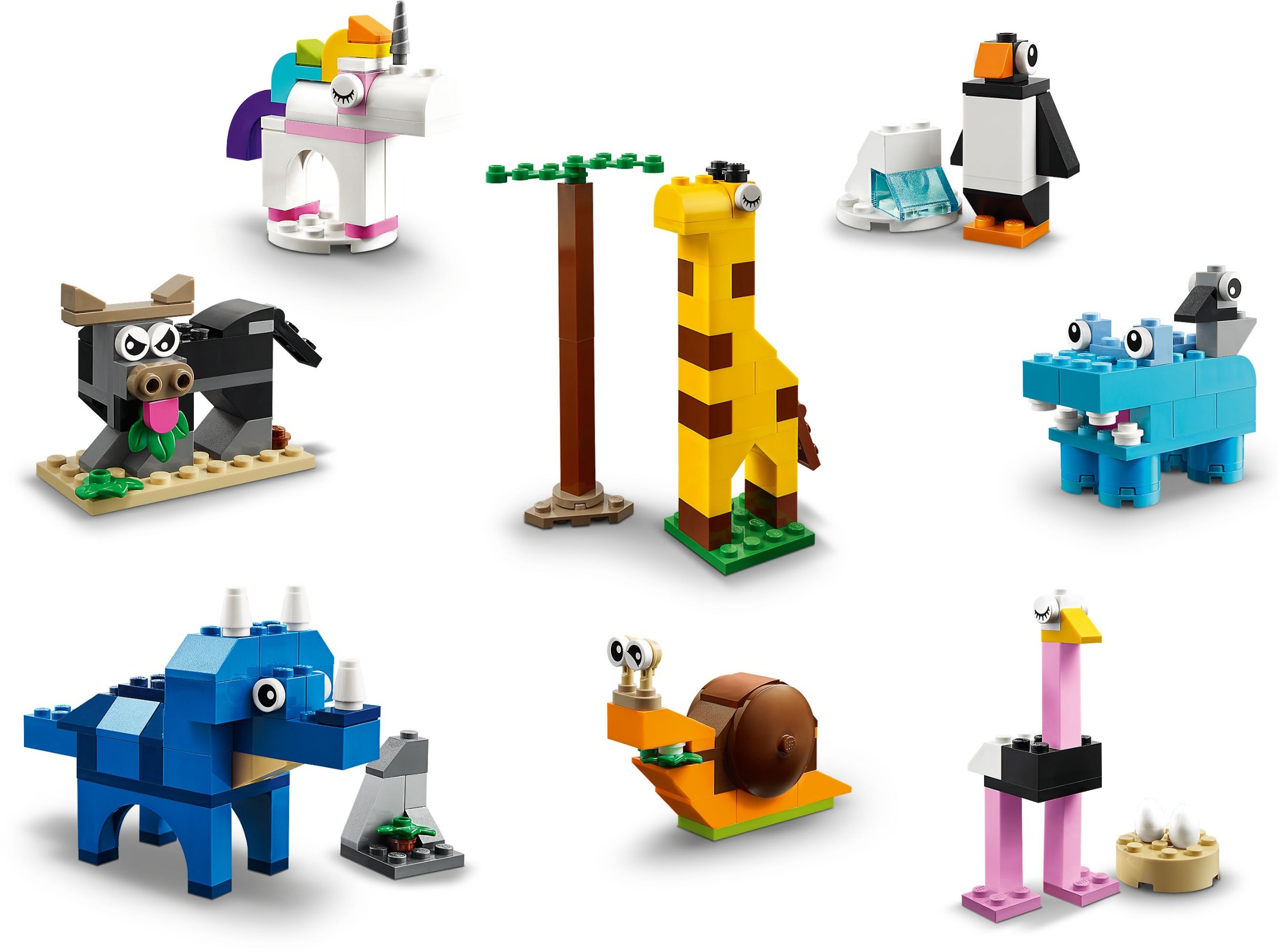 LEGO Classic 11011 Kostky a zvířátka