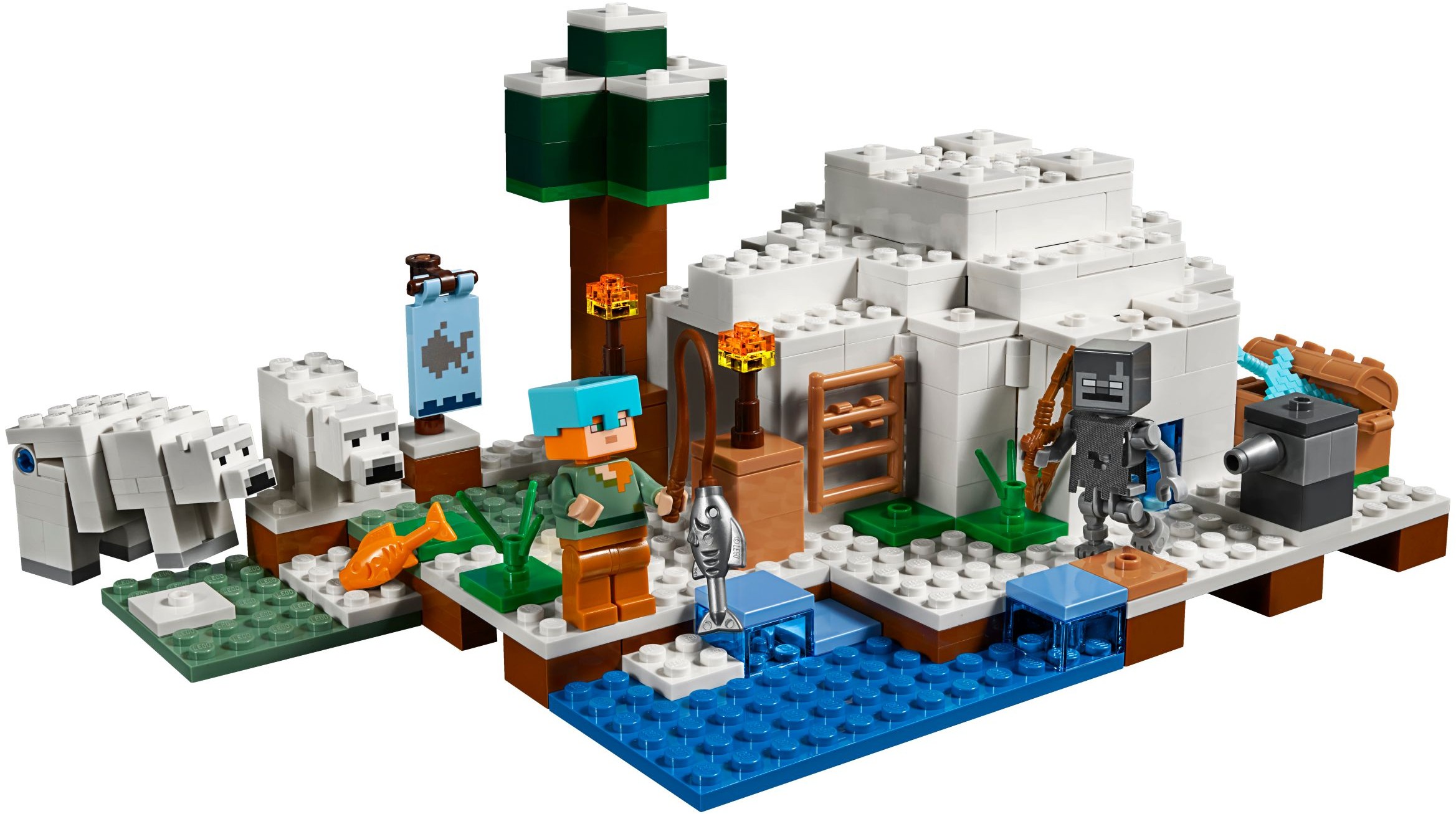 LEGO Minecraft 21142 Iglú za polárním kruhem
