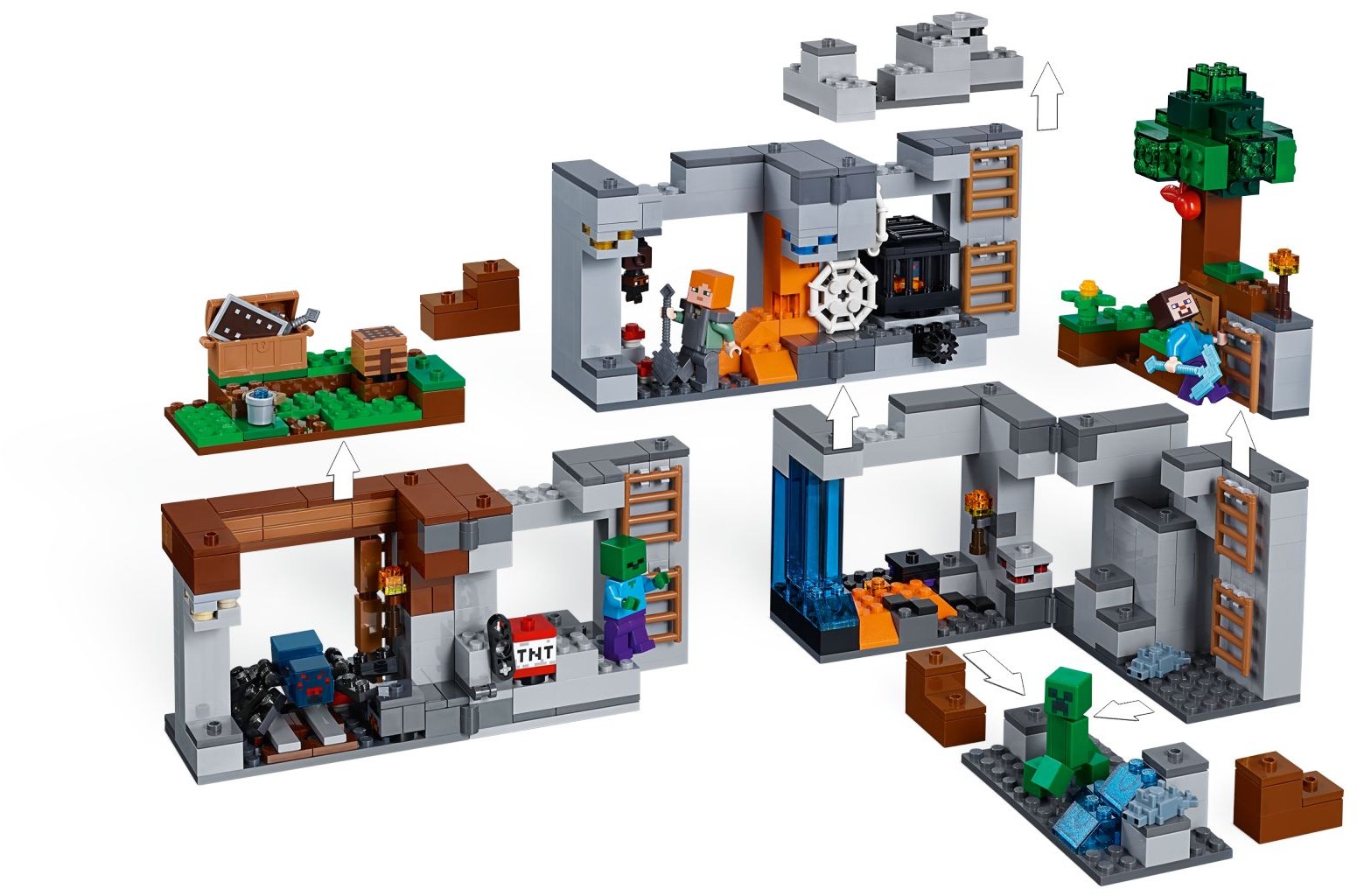 LEGO Minecraft 21147 Skalní dobrodružství