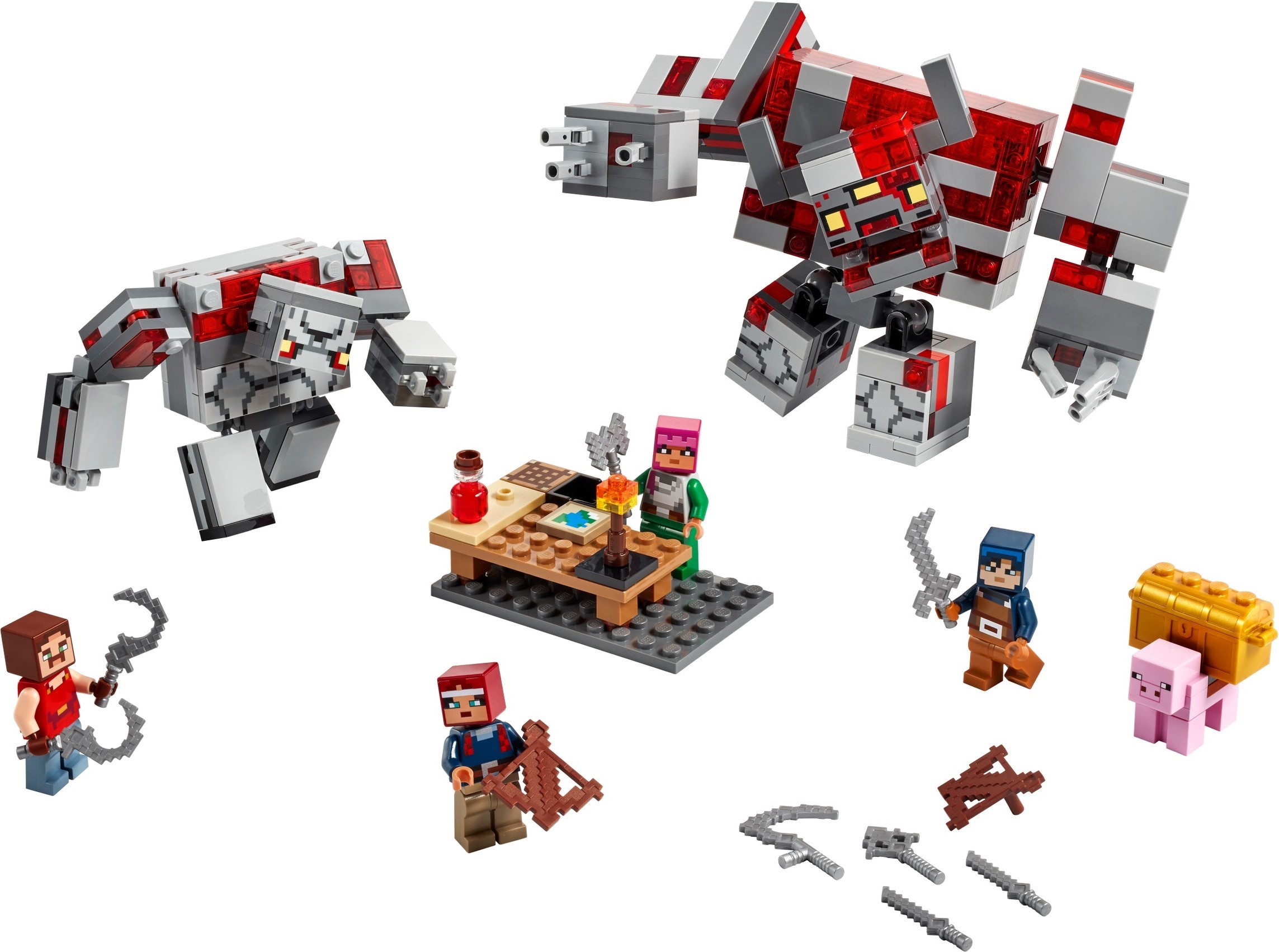 LEGO Minecraft 21163 Bitva o rudit