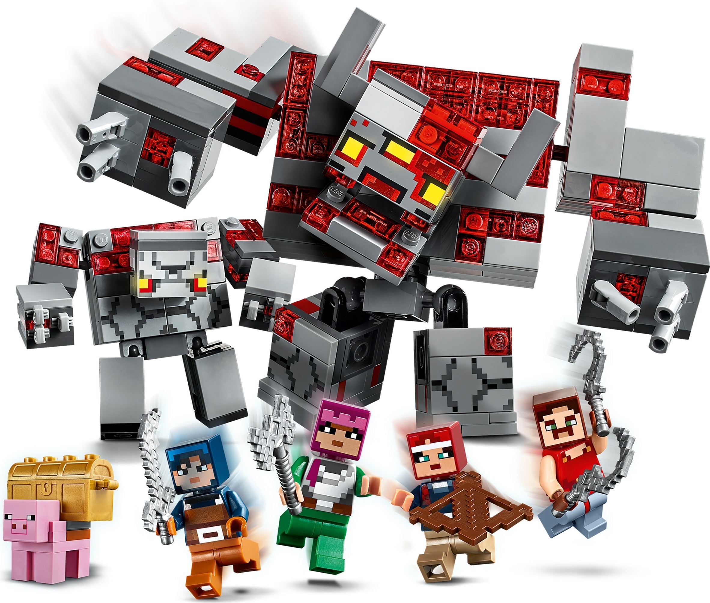LEGO Minecraft 21163 Bitva o rudit