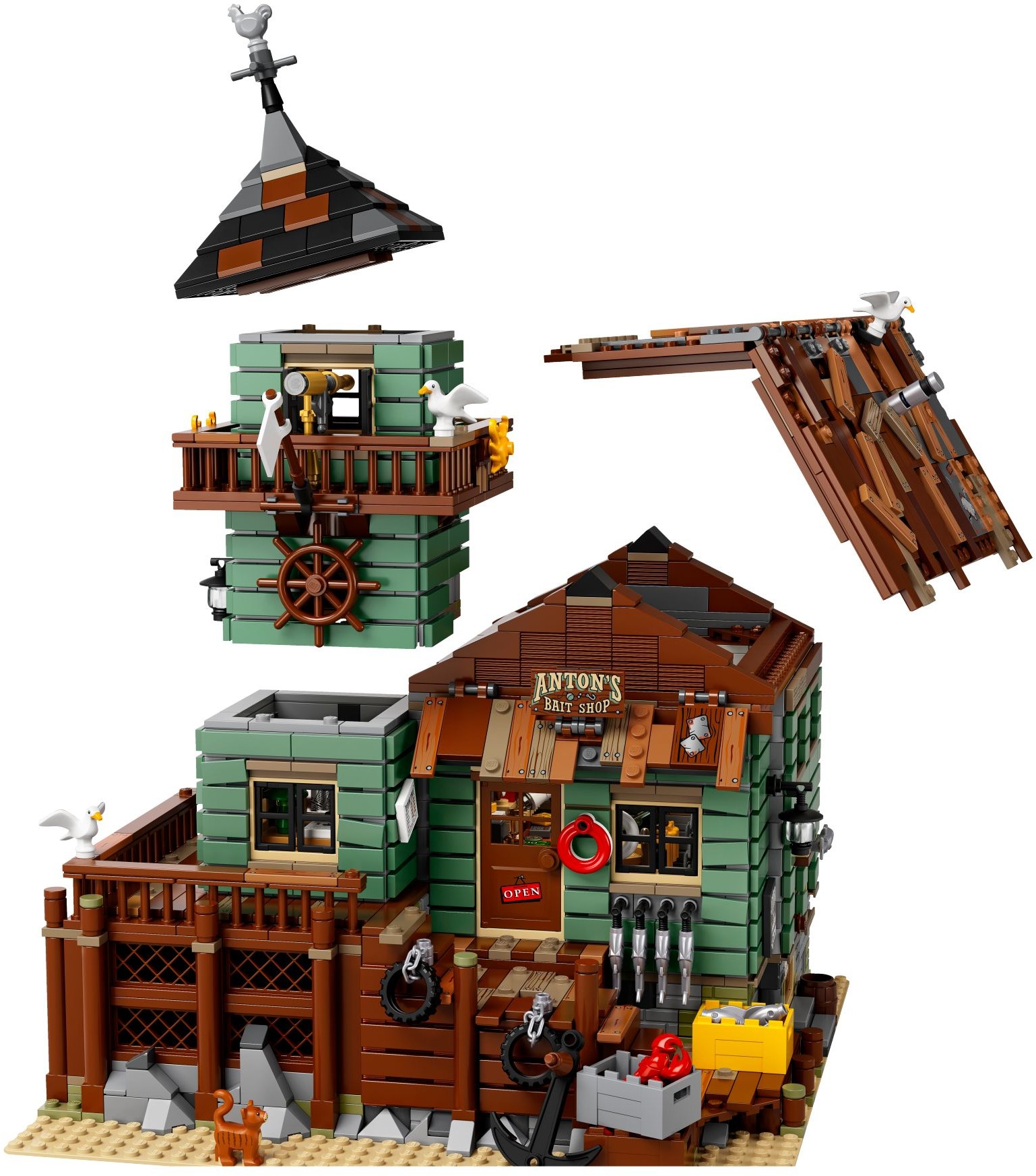 LEGO Ideas 21310 Starý rybářský obchod