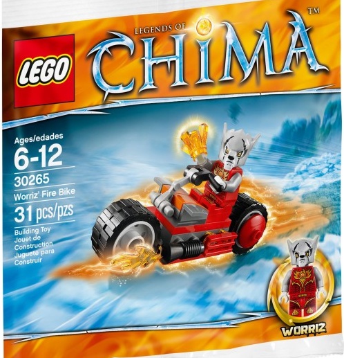 LEGO Chima 30265 Worriz Fire Bike