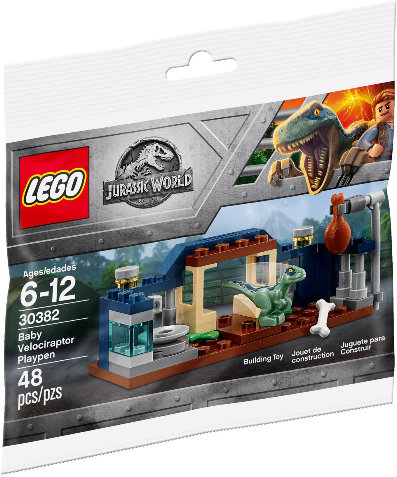 LEGO Jurassic World 30382 Baby Velociraptor Playpen