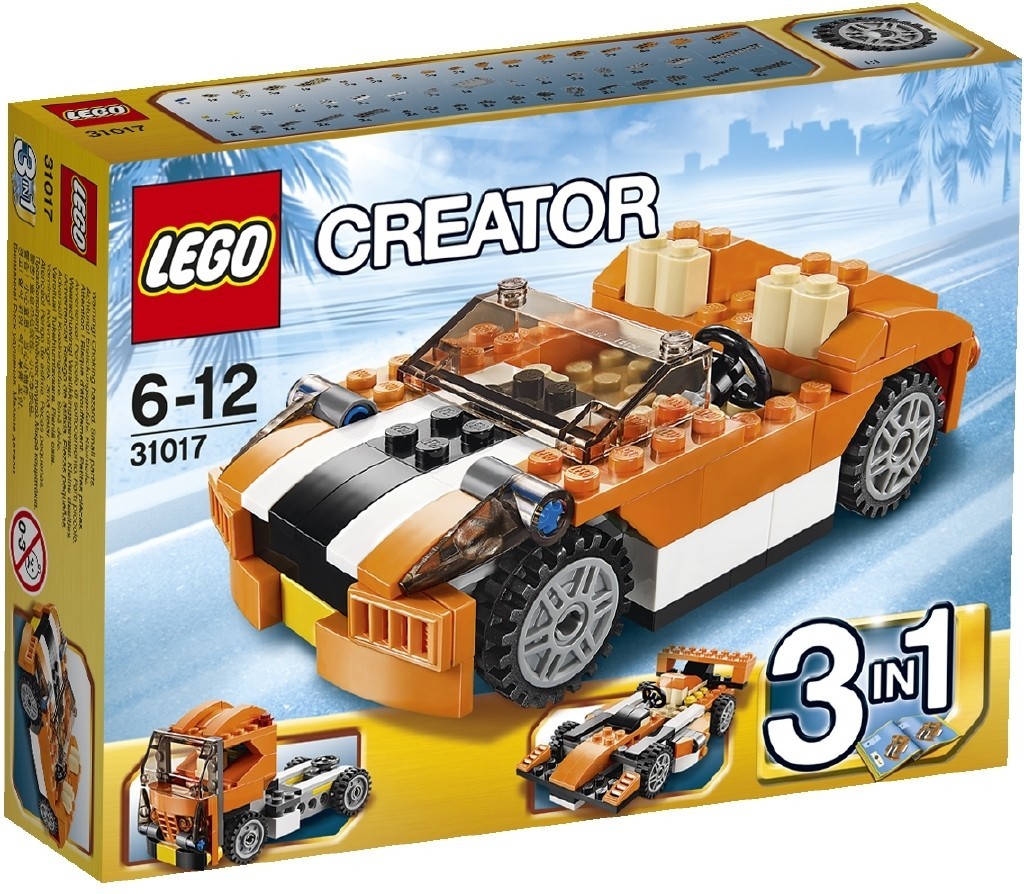 LEGO Creator 31017 Oranžový závoďák