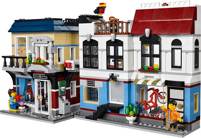 LEGO Creator 31026 Moto shop a kavárna