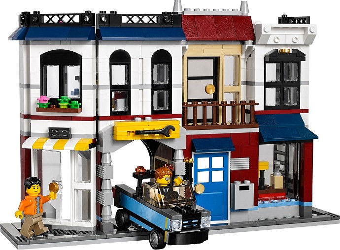 LEGO Creator 31026 Moto shop a kavárna