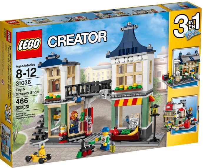 LEGO Creator 31036 Obchod s hračkami a potravinami