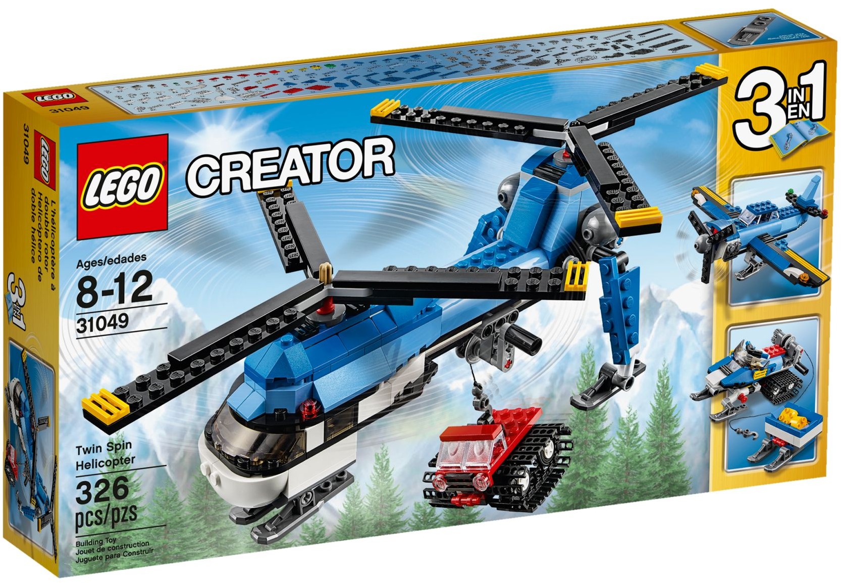 LEGO Creator 31049 Vrtulník se dvěma vrtulemi