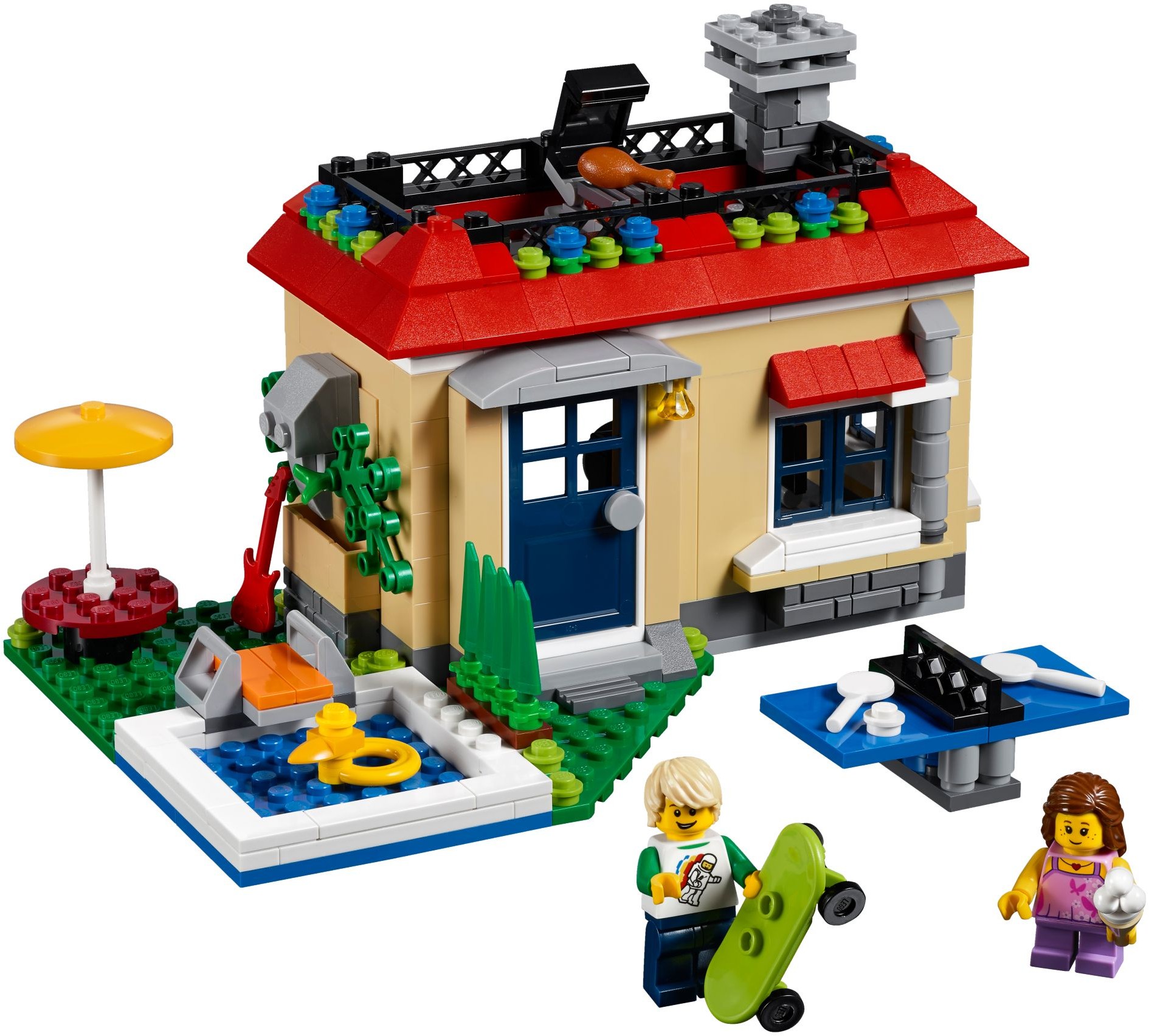 LEGO Creator 31067 Modulární prázdniny u bazénu