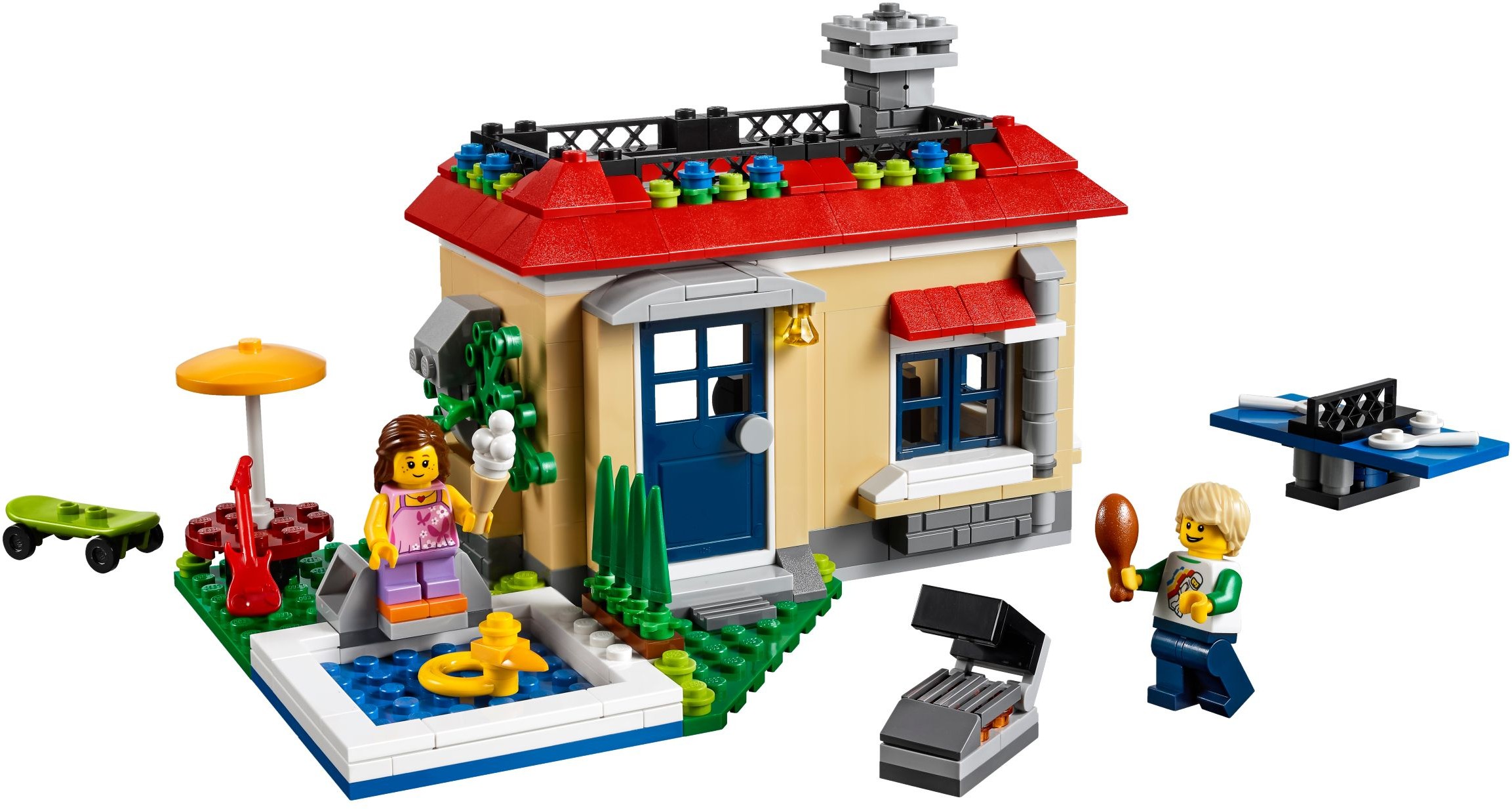 LEGO Creator 31067 Modulární prázdniny u bazénu