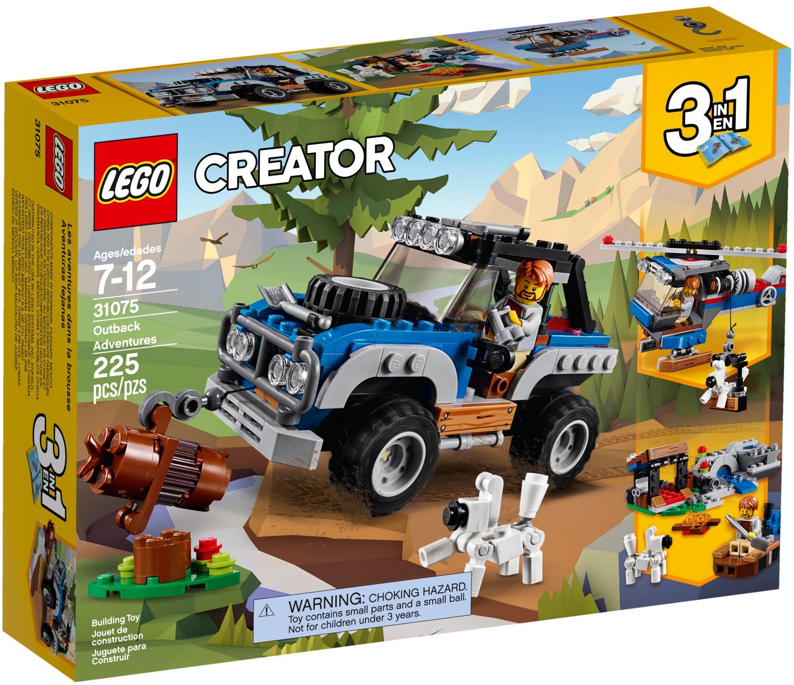 LEGO Creator 31075 Dobrodružství ve vnitrozemí