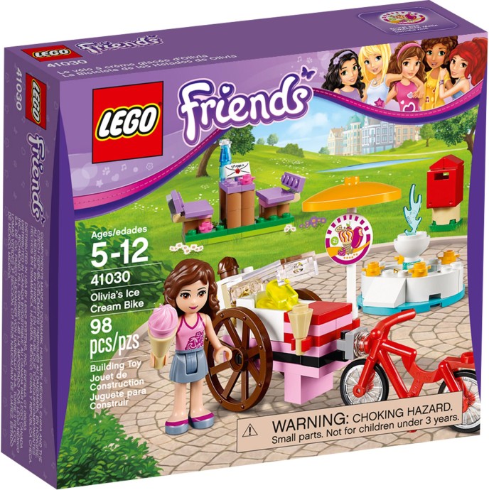 LEGO Friends 41030 Olivia a zmrzlinářské kolo