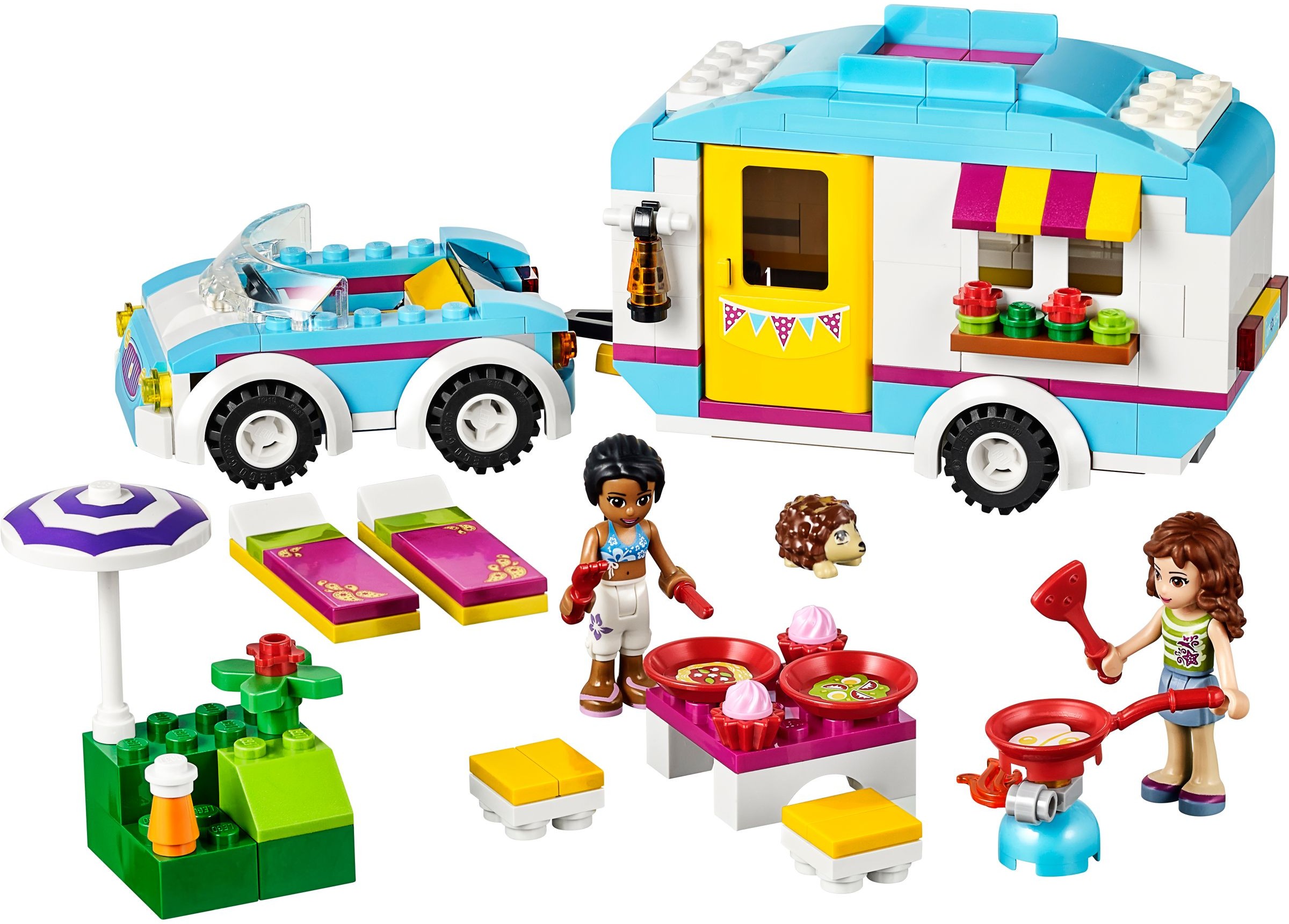 LEGO Friends 41034 Letní karavan - zmáčklá krabice
